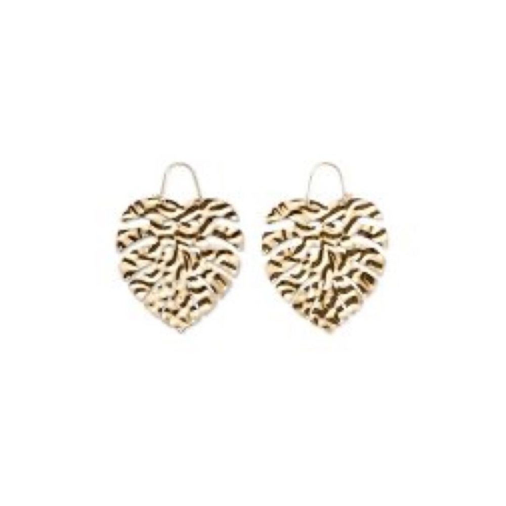 Tabitha Brown x Target Gold Metallic Leaf Earrings